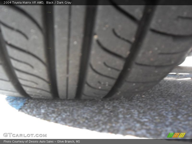 Black / Dark Gray 2004 Toyota Matrix XR AWD