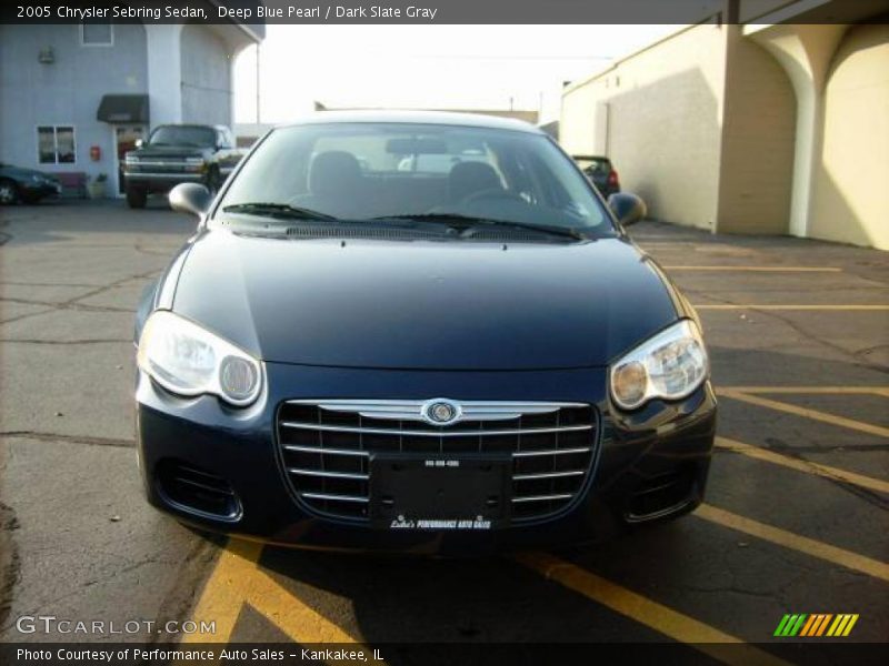 Deep Blue Pearl / Dark Slate Gray 2005 Chrysler Sebring Sedan
