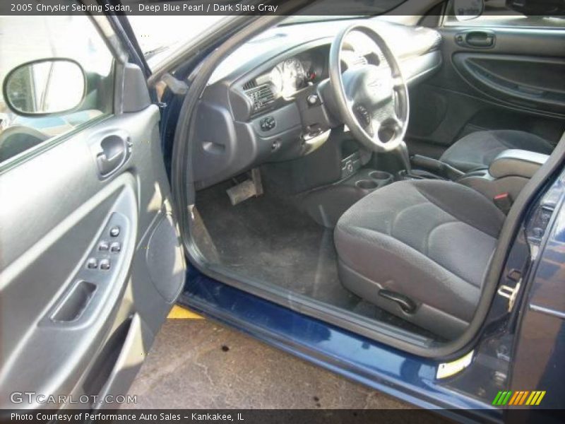 Deep Blue Pearl / Dark Slate Gray 2005 Chrysler Sebring Sedan