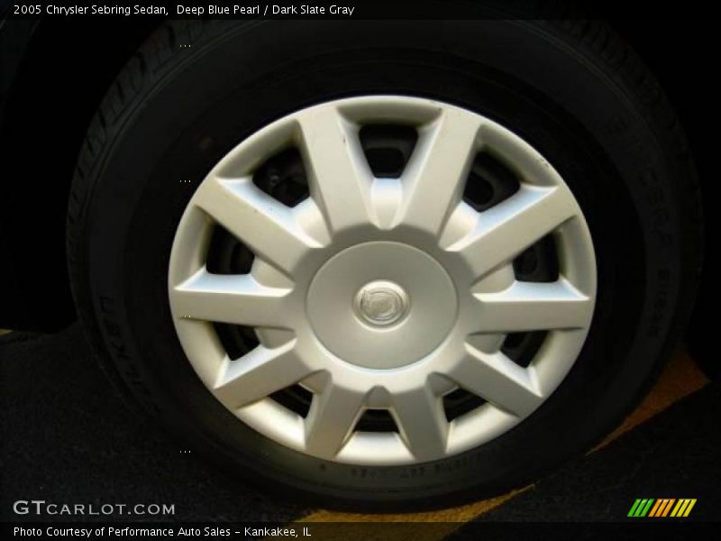 Deep Blue Pearl / Dark Slate Gray 2005 Chrysler Sebring Sedan