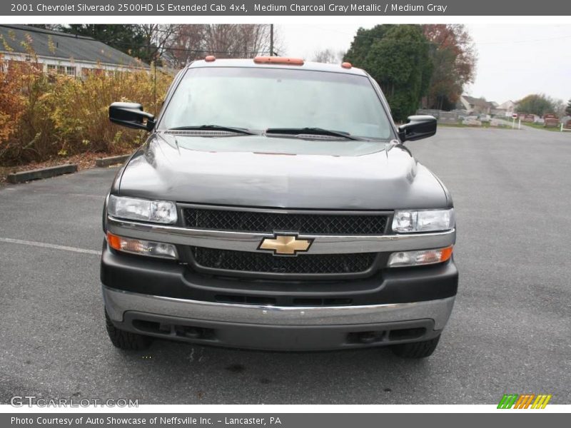 Medium Charcoal Gray Metallic / Medium Gray 2001 Chevrolet Silverado 2500HD LS Extended Cab 4x4