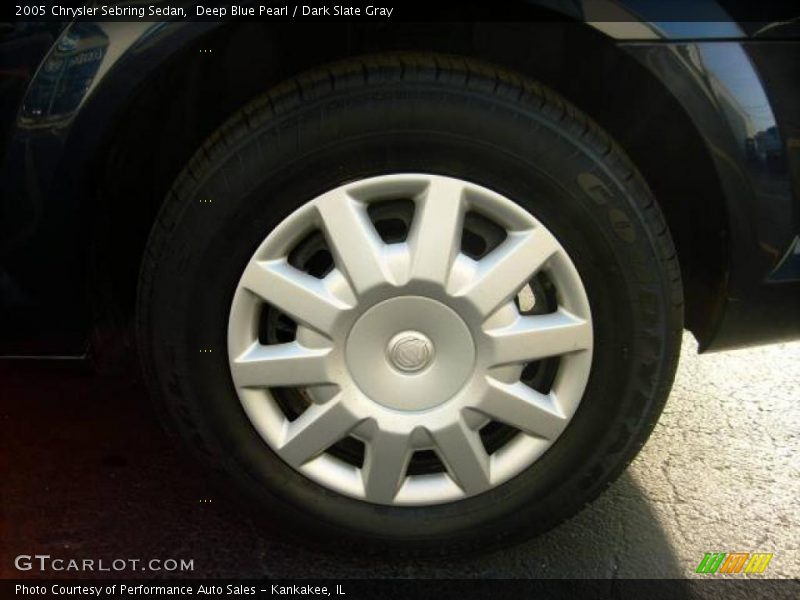 Deep Blue Pearl / Dark Slate Gray 2005 Chrysler Sebring Sedan