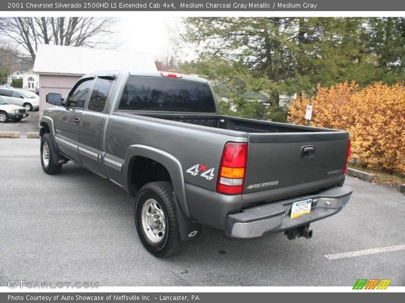 Medium Charcoal Gray Metallic / Medium Gray 2001 Chevrolet Silverado 2500HD LS Extended Cab 4x4