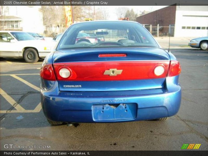 Arrival Blue Metallic / Graphite Gray 2005 Chevrolet Cavalier Sedan