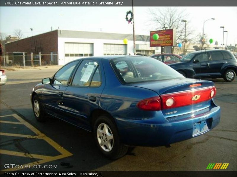 Arrival Blue Metallic / Graphite Gray 2005 Chevrolet Cavalier Sedan