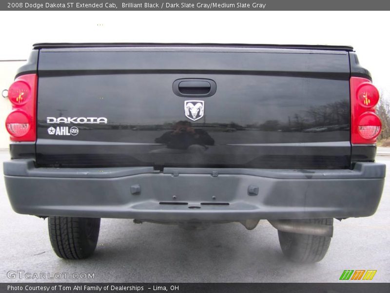 Brilliant Black / Dark Slate Gray/Medium Slate Gray 2008 Dodge Dakota ST Extended Cab