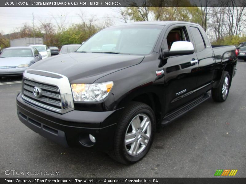 Black / Red Rock 2008 Toyota Tundra Limited Double Cab 4x4