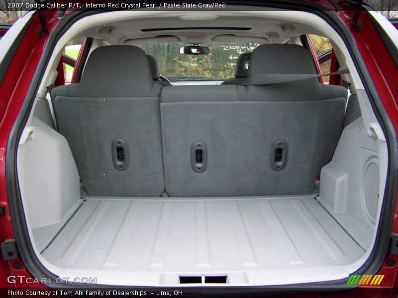 Inferno Red Crystal Pearl / Pastel Slate Gray/Red 2007 Dodge Caliber R/T