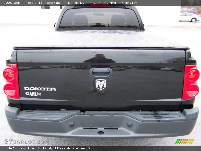 Brilliant Black / Dark Slate Gray/Medium Slate Gray 2008 Dodge Dakota ST Extended Cab