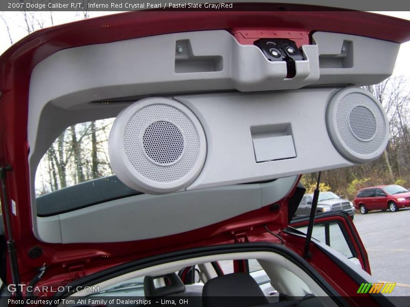 Inferno Red Crystal Pearl / Pastel Slate Gray/Red 2007 Dodge Caliber R/T
