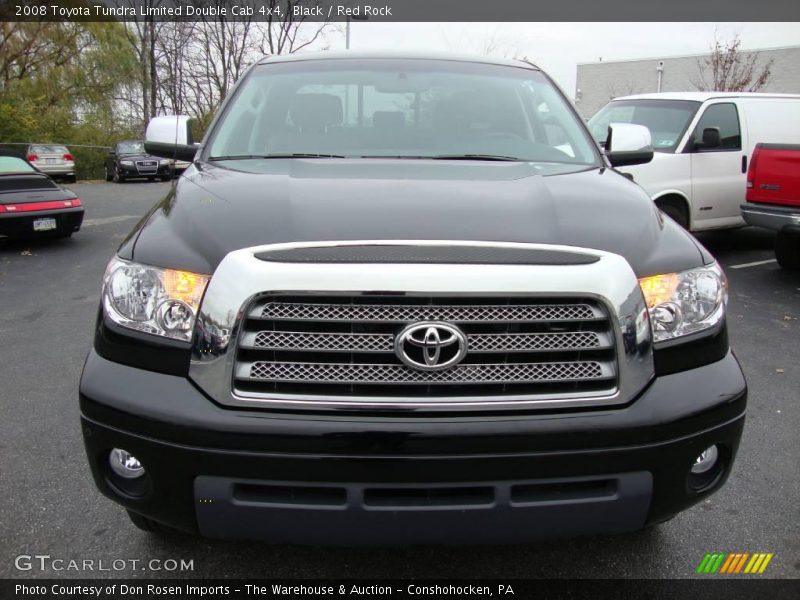 Black / Red Rock 2008 Toyota Tundra Limited Double Cab 4x4
