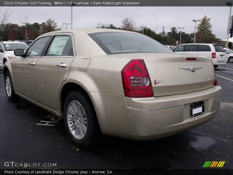 White Gold Pearlcoat / Dark Khaki/Light Graystone 2010 Chrysler 300 Touring