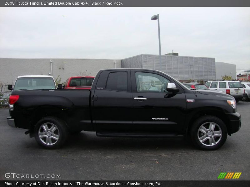 Black / Red Rock 2008 Toyota Tundra Limited Double Cab 4x4