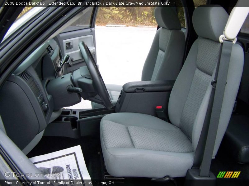 Brilliant Black / Dark Slate Gray/Medium Slate Gray 2008 Dodge Dakota ST Extended Cab