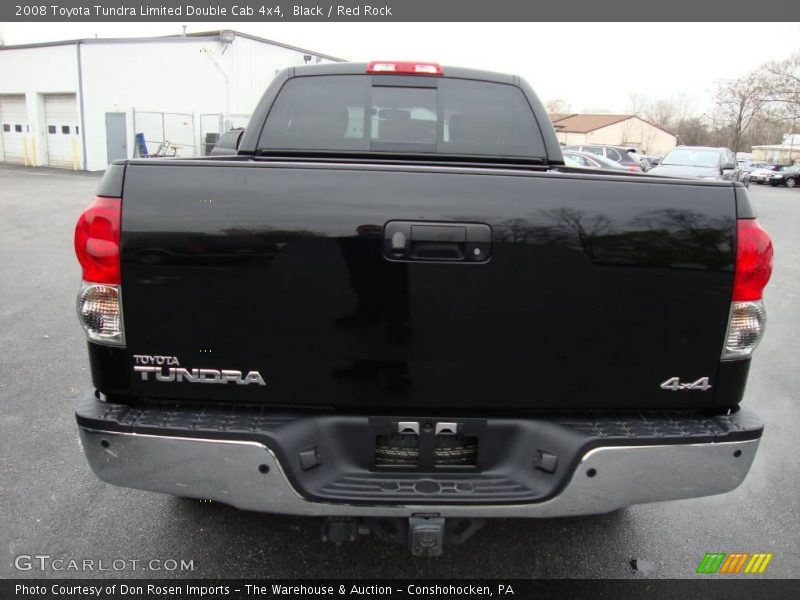 Black / Red Rock 2008 Toyota Tundra Limited Double Cab 4x4