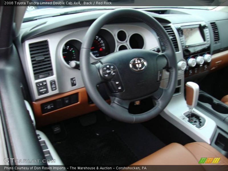 Black / Red Rock 2008 Toyota Tundra Limited Double Cab 4x4
