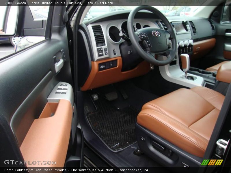 Black / Red Rock 2008 Toyota Tundra Limited Double Cab 4x4