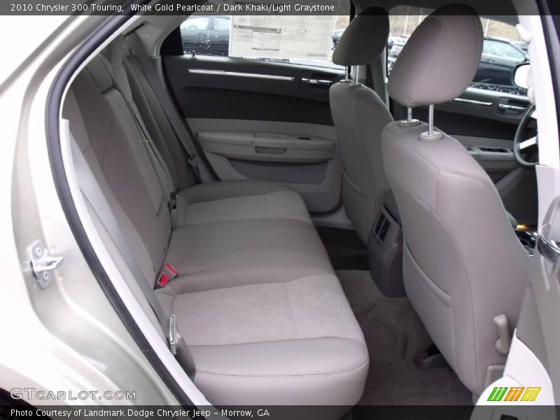 White Gold Pearlcoat / Dark Khaki/Light Graystone 2010 Chrysler 300 Touring