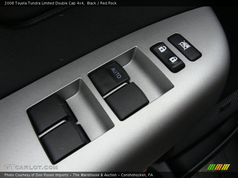 Black / Red Rock 2008 Toyota Tundra Limited Double Cab 4x4