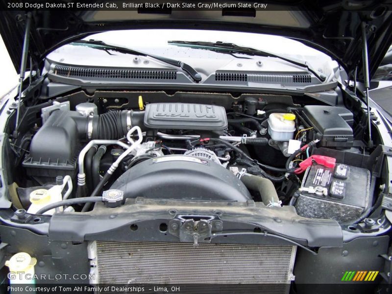 Brilliant Black / Dark Slate Gray/Medium Slate Gray 2008 Dodge Dakota ST Extended Cab