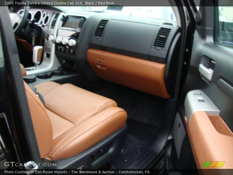 Black / Red Rock 2008 Toyota Tundra Limited Double Cab 4x4