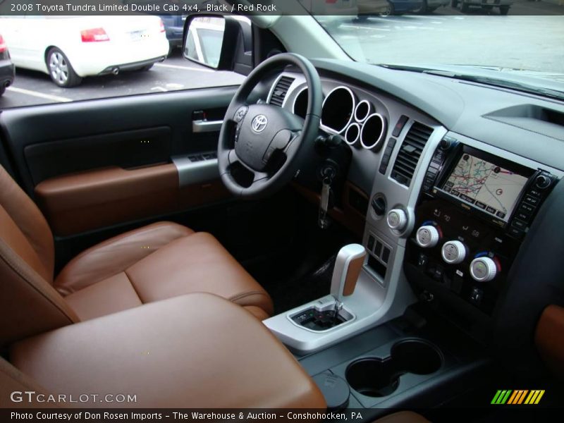 Black / Red Rock 2008 Toyota Tundra Limited Double Cab 4x4