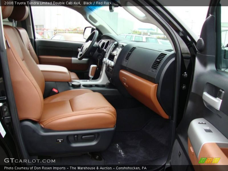 Black / Red Rock 2008 Toyota Tundra Limited Double Cab 4x4