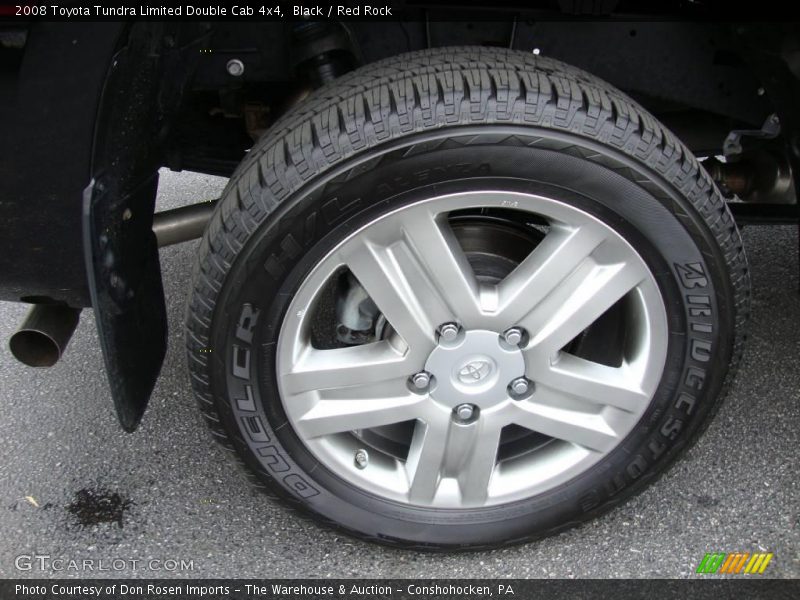 Black / Red Rock 2008 Toyota Tundra Limited Double Cab 4x4