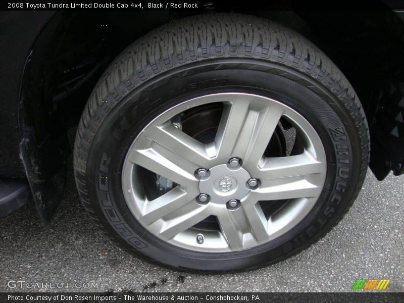 Black / Red Rock 2008 Toyota Tundra Limited Double Cab 4x4