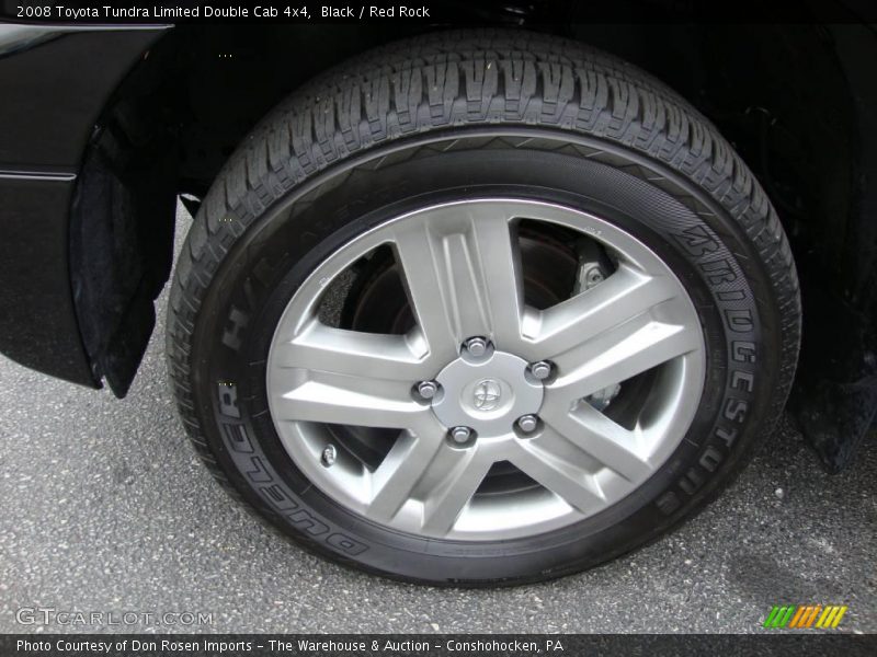 Black / Red Rock 2008 Toyota Tundra Limited Double Cab 4x4