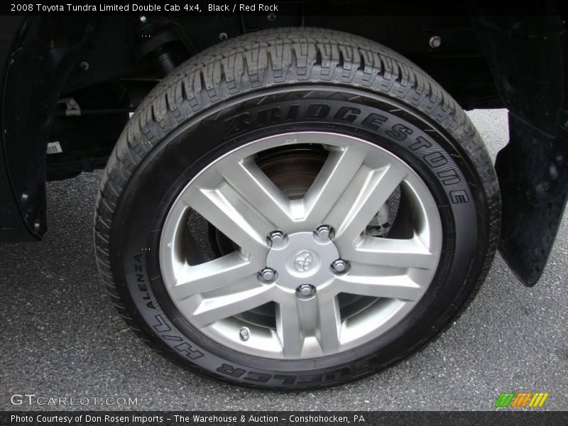 Black / Red Rock 2008 Toyota Tundra Limited Double Cab 4x4