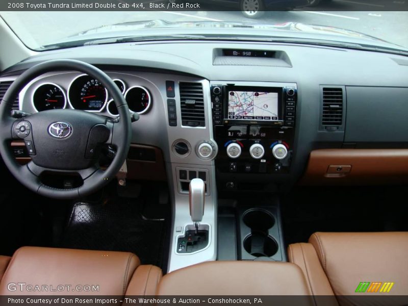 Black / Red Rock 2008 Toyota Tundra Limited Double Cab 4x4