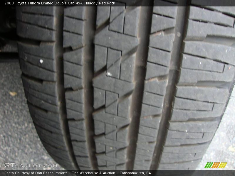 Black / Red Rock 2008 Toyota Tundra Limited Double Cab 4x4