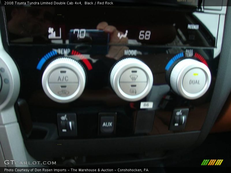 Black / Red Rock 2008 Toyota Tundra Limited Double Cab 4x4