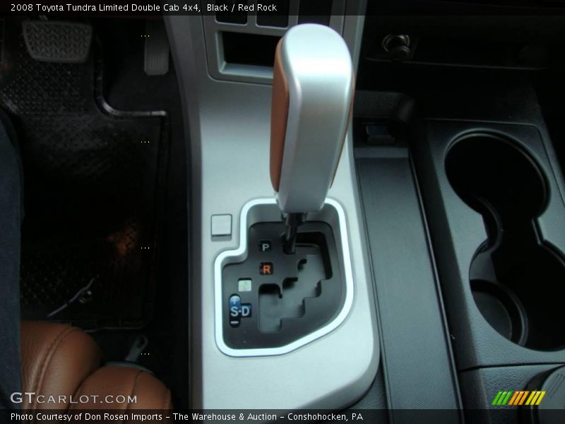 Black / Red Rock 2008 Toyota Tundra Limited Double Cab 4x4