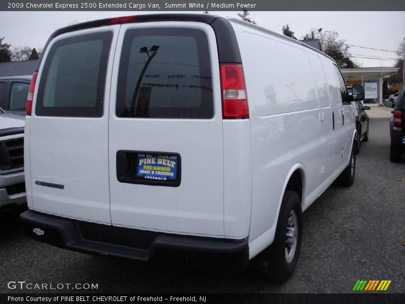 Summit White / Medium Pewter 2009 Chevrolet Express 2500 Extended Cargo Van