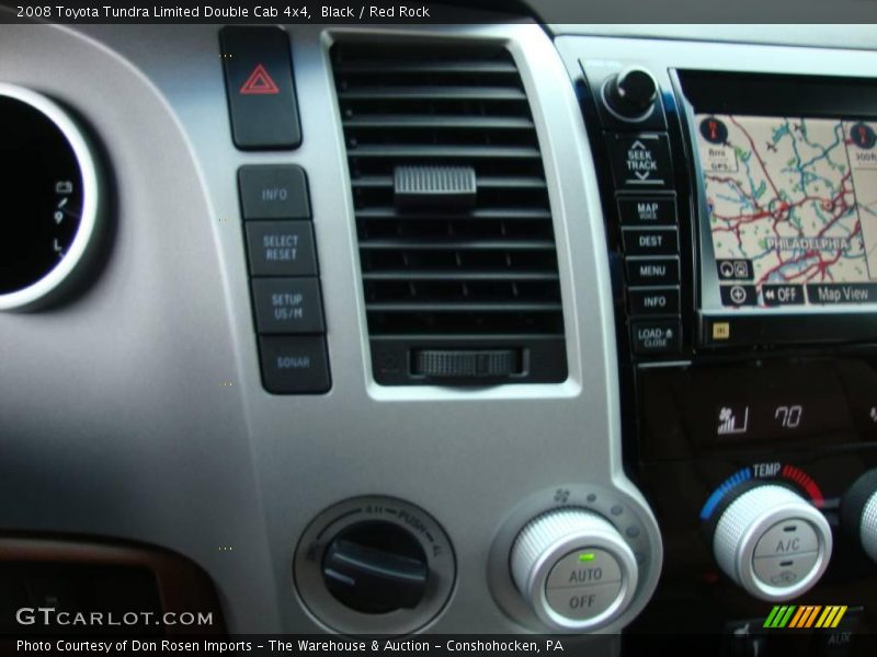 Black / Red Rock 2008 Toyota Tundra Limited Double Cab 4x4