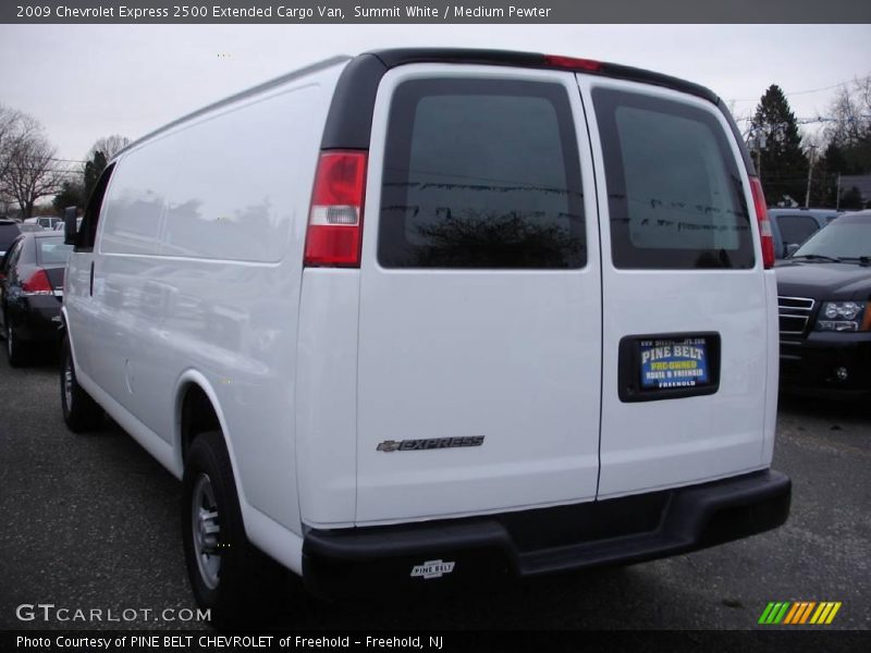 Summit White / Medium Pewter 2009 Chevrolet Express 2500 Extended Cargo Van