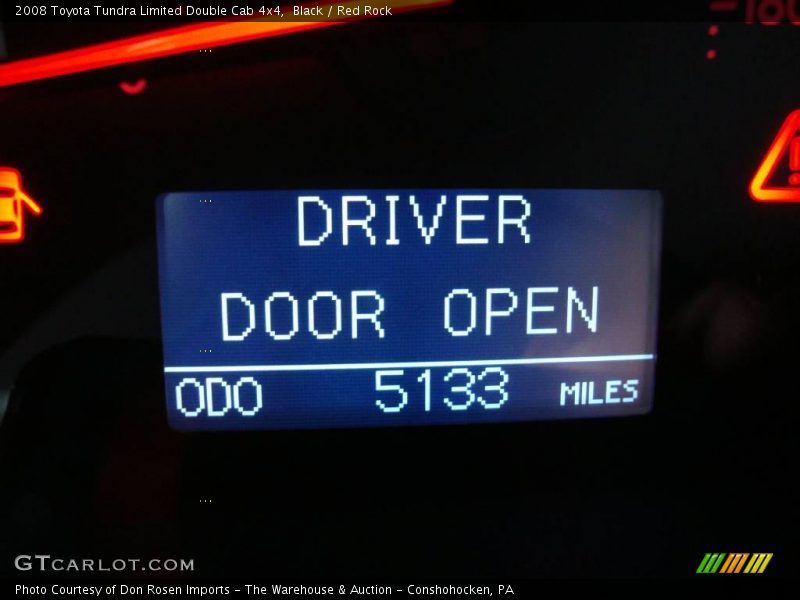 Black / Red Rock 2008 Toyota Tundra Limited Double Cab 4x4
