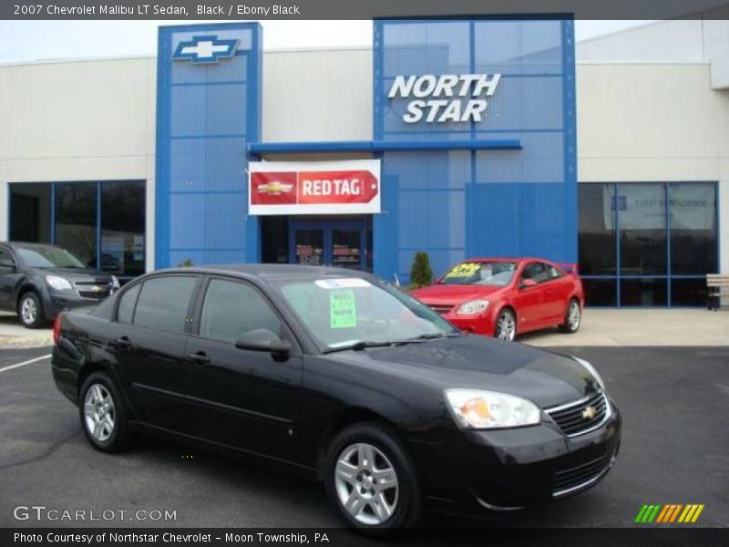 Black / Ebony Black 2007 Chevrolet Malibu LT Sedan
