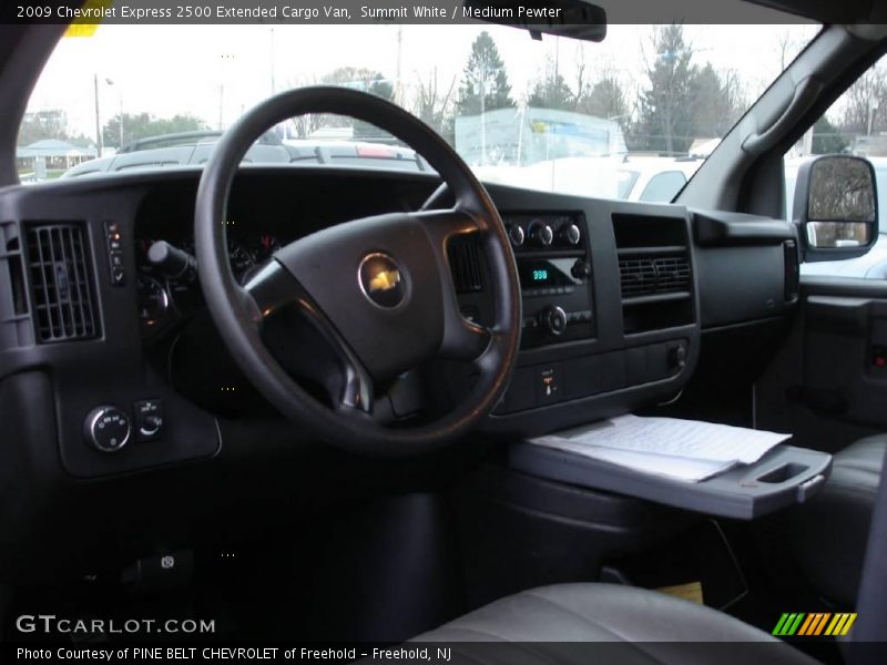 Summit White / Medium Pewter 2009 Chevrolet Express 2500 Extended Cargo Van