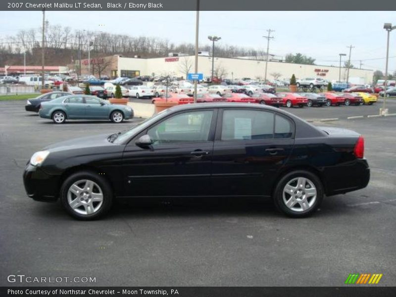 Black / Ebony Black 2007 Chevrolet Malibu LT Sedan