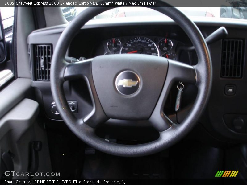 Summit White / Medium Pewter 2009 Chevrolet Express 2500 Extended Cargo Van