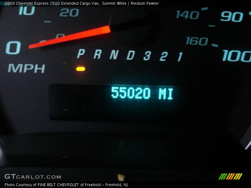Summit White / Medium Pewter 2009 Chevrolet Express 2500 Extended Cargo Van