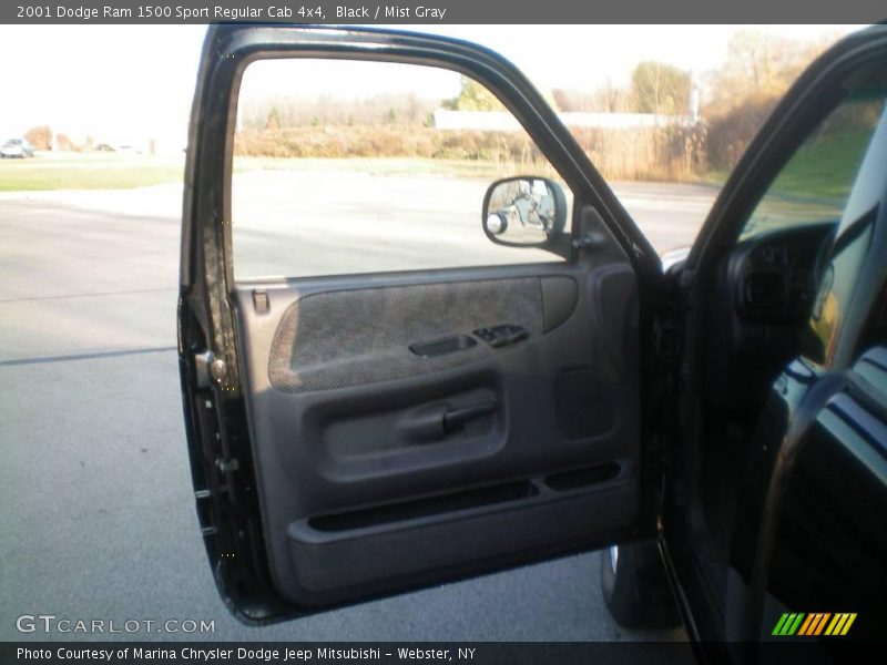 Black / Mist Gray 2001 Dodge Ram 1500 Sport Regular Cab 4x4