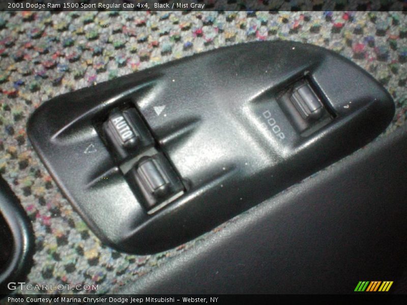 Black / Mist Gray 2001 Dodge Ram 1500 Sport Regular Cab 4x4