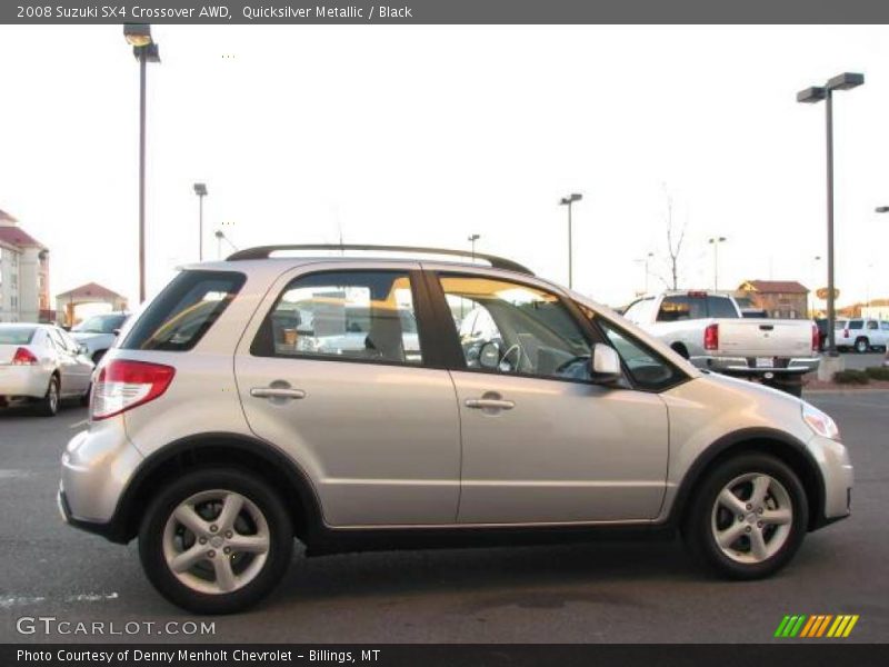 Quicksilver Metallic / Black 2008 Suzuki SX4 Crossover AWD