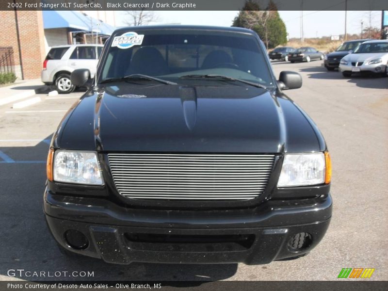 Black Clearcoat / Dark Graphite 2002 Ford Ranger XLT SuperCab