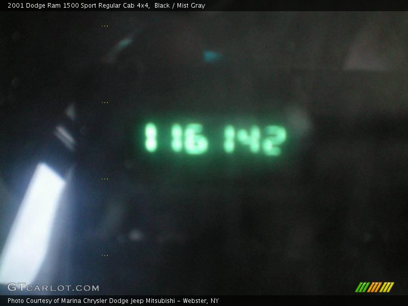 Black / Mist Gray 2001 Dodge Ram 1500 Sport Regular Cab 4x4