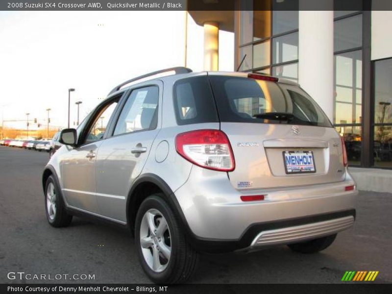 Quicksilver Metallic / Black 2008 Suzuki SX4 Crossover AWD